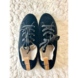 Revitalign Black Velvet Orthotic Santa Clara Betta Sneakers Women Size 11D